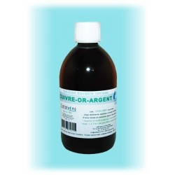 Oligo-éléments Cuivre-Or-Argent ionisés 500 ml