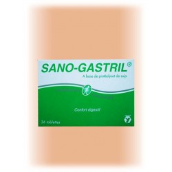 Complément alimentaire pour reflux et lourdeur estomac Sano-Gastril boîte 36 tablettes