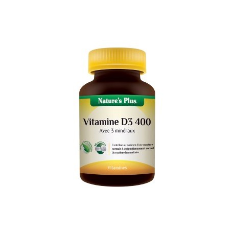 Vitamine D3 400 et ses co-facteurs - 90 comprimés sécables