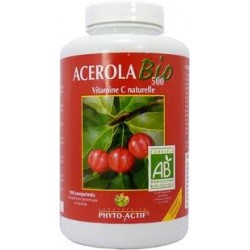 Vitamine C naturelle - Acérola bio 500 - 100 comprimés format familial