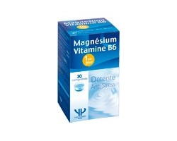 Minéraux Magnésium et Vitamine B6 stress et détente - 30 Comprimés