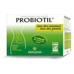 Probiotique le premier probiotique certifié AB digestion et transit - Probiotil 20 sachets